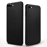 IPhone 7 / 7 Plus Phone Case, 0.5mm Ultra Thin 6g Lightweight Carbon Fiber Pattern PP Cell Phone Cover Shockproof Dustproof Shock Absorbing Bumper and Anti-Scratch Anti-Slip Phone Case Black-5.5