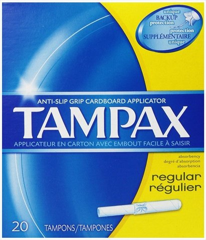 Tampax Tampons with Flushable Cardboard Applicator - Regular - 20 ct