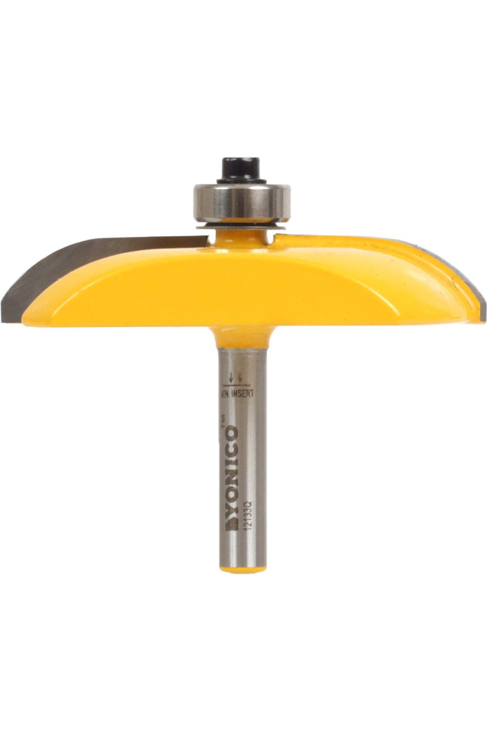Yonico 12133q - Raised Panel Router Bit, Cove - Diameter: 2-1/2", Cutting Depth: 1" - 1/4" Shank โ image 1