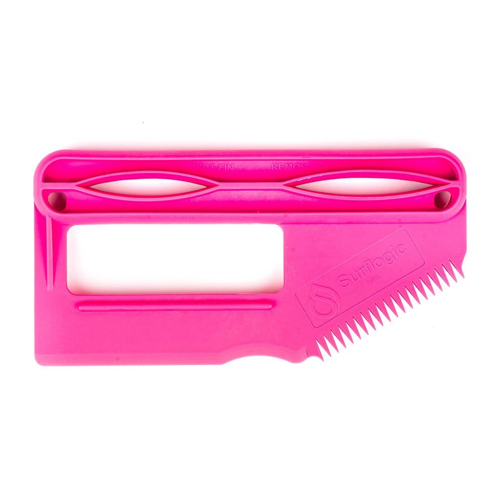 Surf LOGIC Surflogic Wax&Fin Tool Pink Accessories, Adults Unisex, Pink (Pink) One Size