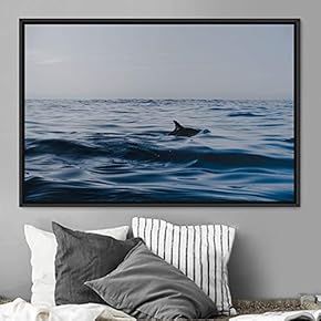 signwin Framed Canvas Wall Art Swimming Free Cool...