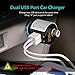 Bluetooth FM Transmitter Car, Wireless Bluetooth Radio Adapter Hand-Free Calling Dual USB Car Charger