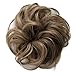 CAISHA Synthetic Fiber Hairpiece Scrunchie Scrunchy Updo Slightly Wavy Dark Blonde G9B