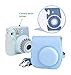 Fujifilm Instax Mini 9 or Mini 8 Instant Camera Accessories Bundle 11 Piece Gift Set Kit Includes BLUE Case with Strap, Albums, Filters, Selfie lens, Hanging + Creative Frames, 60 stickers & More