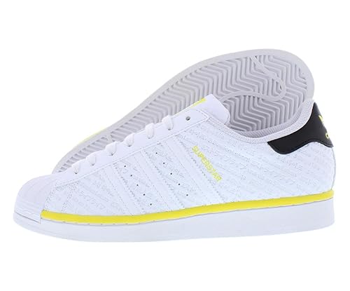 Adidas Superstar Mens Shoes Size Color: White/Yellow in Oman