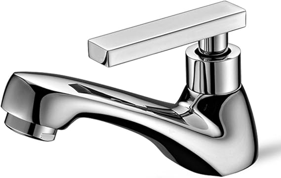 JRUIA Chrom Kaltwasser Waschtischarmatur Bad Waschbecken Wasserhahn