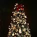 [72foot 200 Led] Solar String Lights OutdoorGarden Lighting, 8 Mode (Steady, Flash), Waterproof, Fairy Lamp Decoration for Halloween, Yard, Fence, Patio, Tree, Party, Holiday, Home (Warm White)