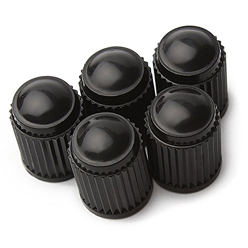 LanMa Valve Stem Caps Black Plastic Car Dustproof Caps Tire Wheel Stem Air Valve Cap (20Pcs) - Thumbnail 3