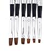 MAKARTT Detachable Nail Brushes Set UV Gel Acrylic Nail Art Design Builder DIY Flat Brush Pen Set