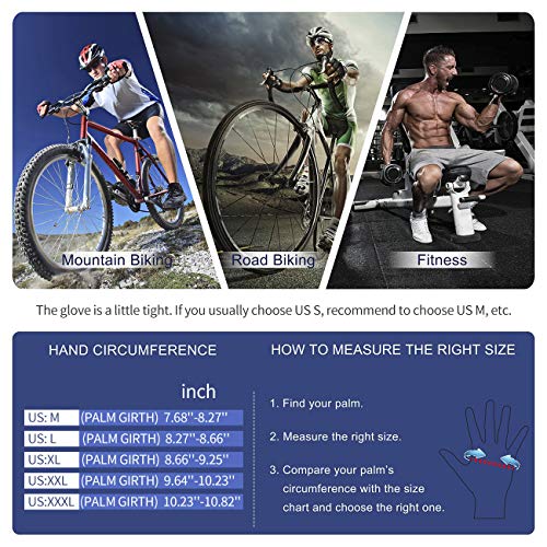 image for Cool Change Cycling Gloves Mountain Bike Gloves SBR Pad Shockproof | A