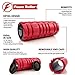 Foam Roller for Trigger Point & Physical Therapy, Myofascial Release, Muscle Massage & Pain Recovery, Deep Tissue Massager - Pressure Points Foam Roller, Starter Pamphlet, Storage Compartment