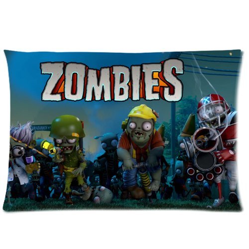 Cartoon Plants vs Zombies Garden Warfare Zombies Custom Pillowcase Standard Size 20 by 30 For Boys ID-153