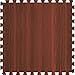 Sorbus 48Sq. Ft. Wood Grain Floor Tiles Foam Mat EVA Interlocking Mats Tile 3/8-Inch Thick Flooring Wood Puzzle Exercise Mats w/Borders - Home Playroom Basement, Apartment, Trade Show, Baby, Dance