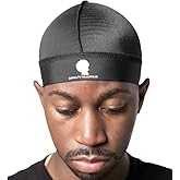 Royalty Headwear Silky Wave Cap for 360, 540 &amp; 720 Waves, Soft Breathable Durag Skull Cap Beanie for Men