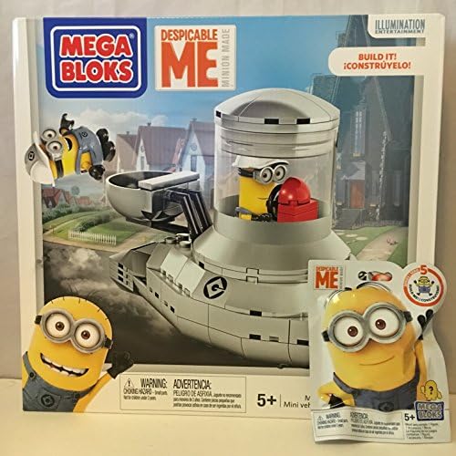 Mega Bloks Despicable Me Minion Mobile &amp; Free Despicable Me Minion Figure