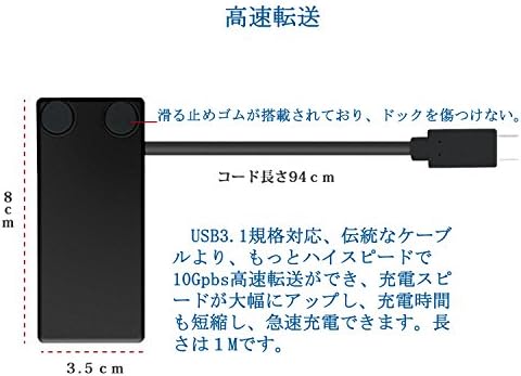 Amazon Nintendo Switch ケーブル Type C充電ケーブル ドック用 ニンテンドースイッチ ケーブル Usbケーブル 延長ケーブル 任天堂 Switch Dock用 変換 コネクタ 高速充電 データ転送 Usb3 1 10gpbs 1m 周辺機器 アクセサリ