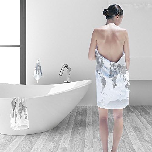 Nalahomeqq Bath towel set High Detail vector Map composed full map of the world in grey colors All countries are named the respective english name country capitals major cities lakes and seas