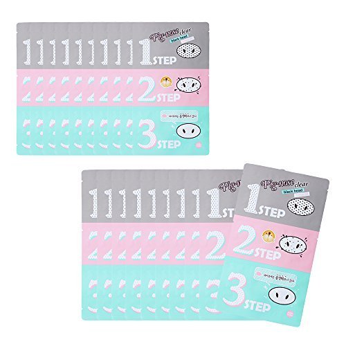 Holika Holika Pig Nose Clear Black Head 3 step Kit x 20ea
