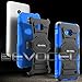 Lumia 640 Case, Evocel [New Generation Series] Belt Clip Holster, Kickstand, & Dual Layer for Microsoft Lumia 640, Blue (EVO-NK640-XX02)