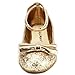 The Doll Maker Metallic Glitter Strap Flat Shoes - FBA1511115A-10