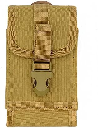 LYMBABE Multifunctional MOLLE Tactical Pouch EDC Security Smart phone Pocket Waist Bag Gadget Money Pocket for iPhone 6s Plus, Blackberry and Samsung Galaxy S7  (Khaki)