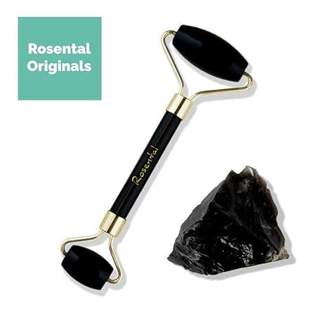 Rosental Organics Royals Black Empress Jade Roller anti-aging Massage