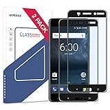 Nokia 6 Screen Protector, Wimaha 2 Pack Tempered Glass Screen Protector for Nokia 6 Full Screen Coverage 5.5 inch Glass Protector Scratch Resistant
