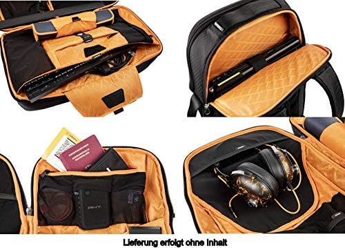 Nitro Gaming Backpack Esport Gamer Rucksack Laptoprucksack mit Fächern für Equipment Rucksack, 53 cm, 32 Liter, Penta Black - Image 5