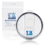 SLK replacement Slider Lid for 30 oz tumbler - BPA free with splash-guard switch, fits yeti rambler tumbler, Rtic, SIC, SASQUATCH and most 30 oz tumblers (lid only)