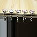 UNIQLED Pack of 5 Assorted Color Flower Womens Bag Purse Hook Folding Handbag Hanger