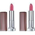 Maybelline New York Color Sensational Pink Lipstick, Matte Lipstick, Lust for Blush, 2 Count