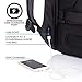 XD Design Bobby Original Anti-Theft Laptop USB Backpack Black (Unisex Bag)