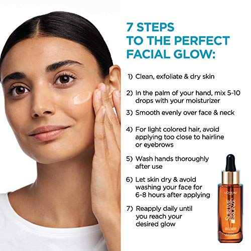 L'Oreal Paris Sublime Bronze Self Tanning Facial Drops with Hyaluronic