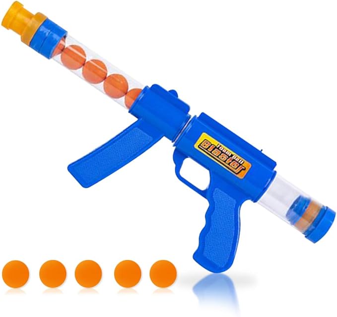 ArtCreativity Foam Ball Launcher with 8 Balls, Pump Action