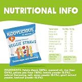 Kiddylicious Cheesy Veggie Straws 9+ Months 9 Packs view 2
