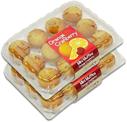 Mini Muffins - 2 Packages (Orange Cranberry)