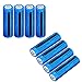 Lightbole 8PCS Li-ion Rechargeable 18650 Batteries 3.7V 5000AMH for Led Flashlight, Toys, Household Appliance