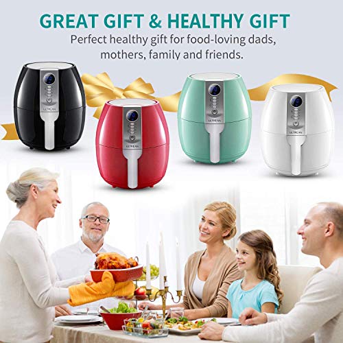 Ultrean Air Fryer, 4.2 Quart (4 Liter) Electric Hot Air Fryers Oven