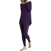 Latuza Women's Viscose Tunic Pajamas Leggings Lounge Set