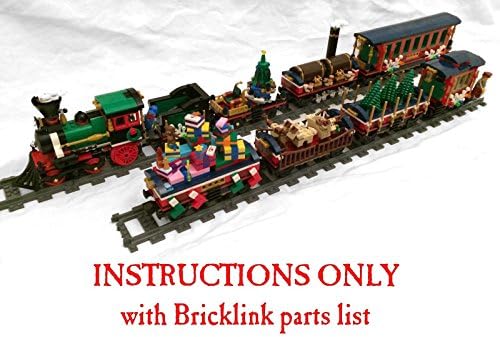 INSTRUCTIONS for SIX Lego custom Christmas cars for 10254 Winter Village Train