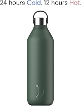 Chillys Series 2 1000ml Pine Green Stainless Steel Bottle Vacuum Flask view 4