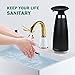 Automatic Sensor Soap Pump, Wimaha Countertop Soap Dispenser, IR Infrared Touchless Auto Soap Dispenser for Bathroom, Kitchen, Adjustable Dispensing Volume, Large Capacity 11oz, Black