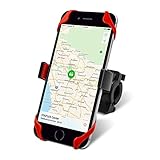 Bike Handlebar Phone Mount, Suitable Bike Cellphone Holder Cradle for iPhone 7 / 7 Plus, Samsung Bike Handlebar Clamp Slide-Proof Clamp
