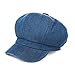 Comhats Womens Visor Beret Denim Newsboy Hat Cap for Ladies 100% Cotton Spring Summer Navy