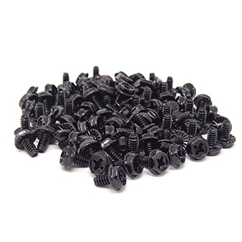 Computer Case Screws 6/32 10x Black PC Case Motherboard Mounting Screws ...