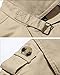 Sawadikaa Men's Single-Breasted Cotton Lightweight Jacket Windbreaker Wind Trench Coat Outdoor Jacket