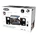 Jensen 3-Speed Turntable Music System Limited Edition JTA475W LCD Display with Front Loading CD Player , AM/FM Stereo Radio, Cassette Player ,Aux input, Headphone Jack & Wooden Speakersthumb 4