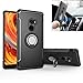 Mi Mix 2 Case, [with 360 ° Kickstand] Rotating Ring Case [Dual Shockproof] Protective Cover [Support Magnetic Car Mount] Compatible with Xiaomi Mi Mix 2 (Black, MI Mix 2)