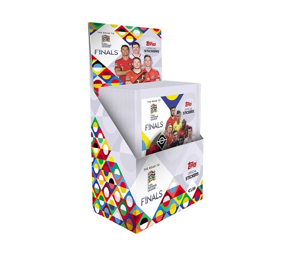 Topps Road to UEFA Nations League Finals 2022 Sticker Collection - Complete Box, FS0003348D