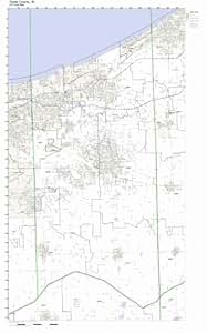 Amazon.com: Porter County, Indiana IN ZIP Code Map Not Laminated: Home